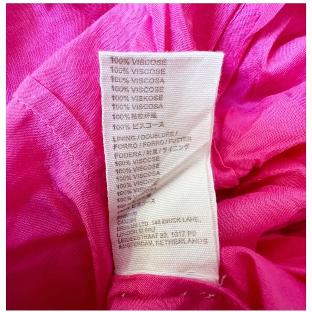 Anthropologie Let Me Be Tiered Pink Ombré
Fringe Dress Medium NWT - Picture 8 of 10